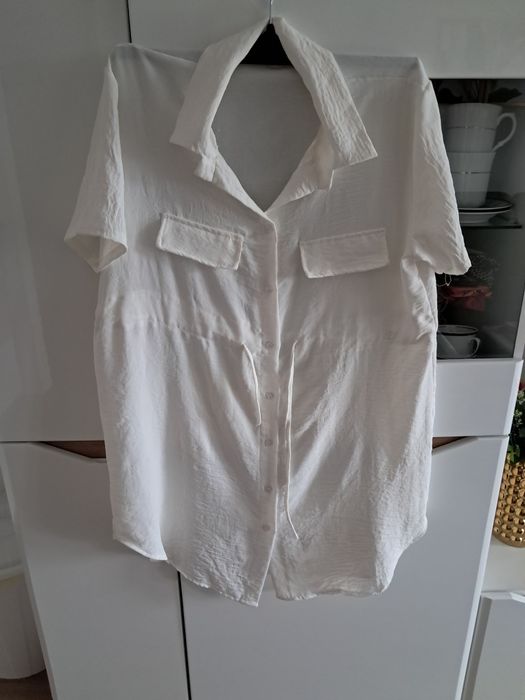Biała tunika ciążowa XL