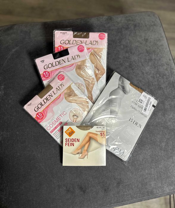 Zestaw Rajstop Golden Lady 3x15 + gratis