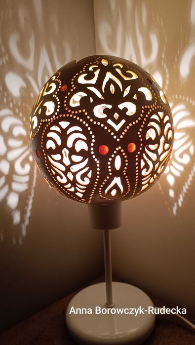 Lampka z tykwy, lampa, tykwa