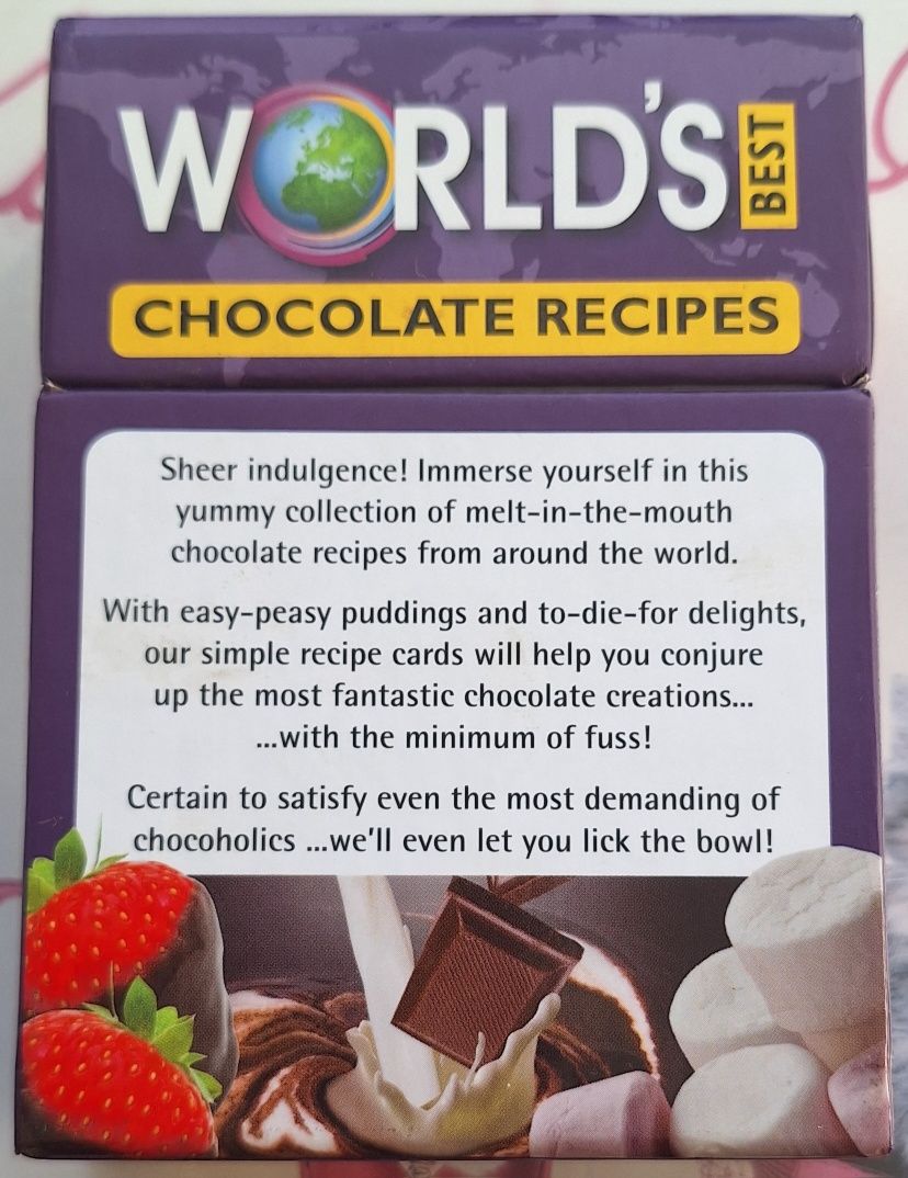 World's Best Recipe Cards - chocolate