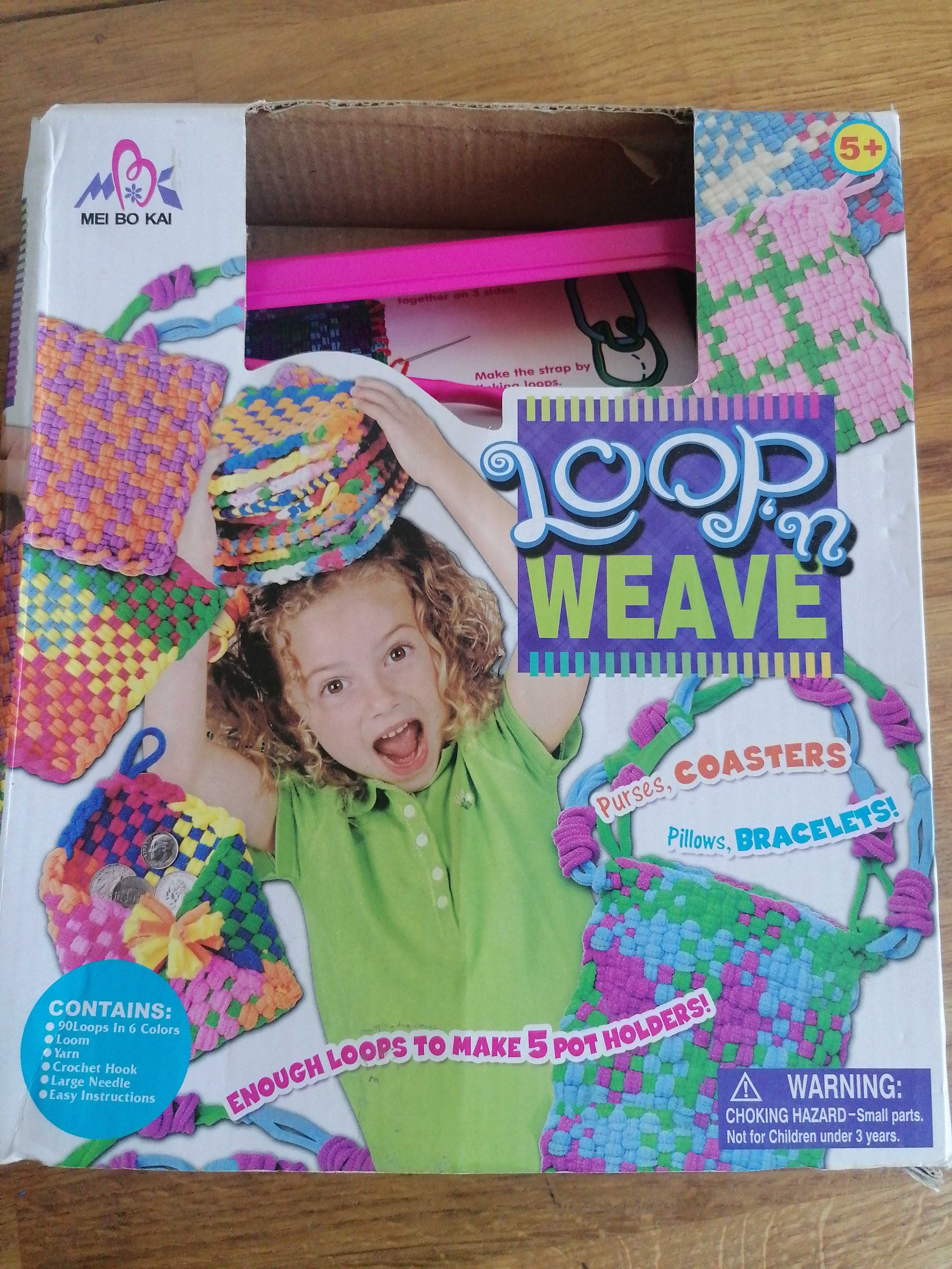 Loop' weave, Splataj i tkaj