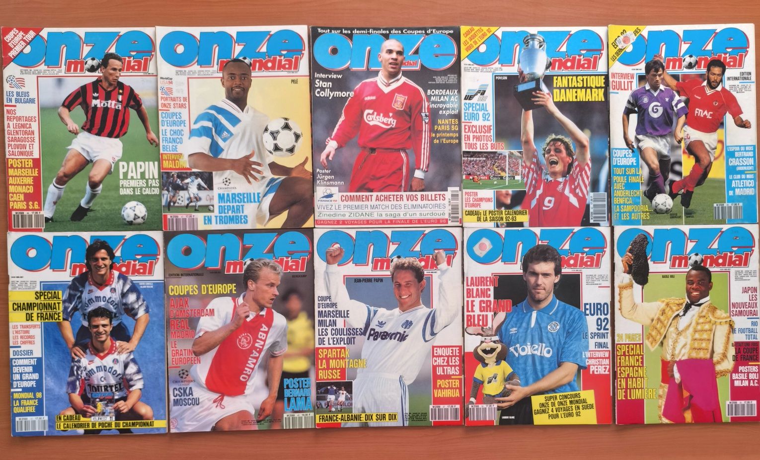 Revistas Onze Mundial Antigas