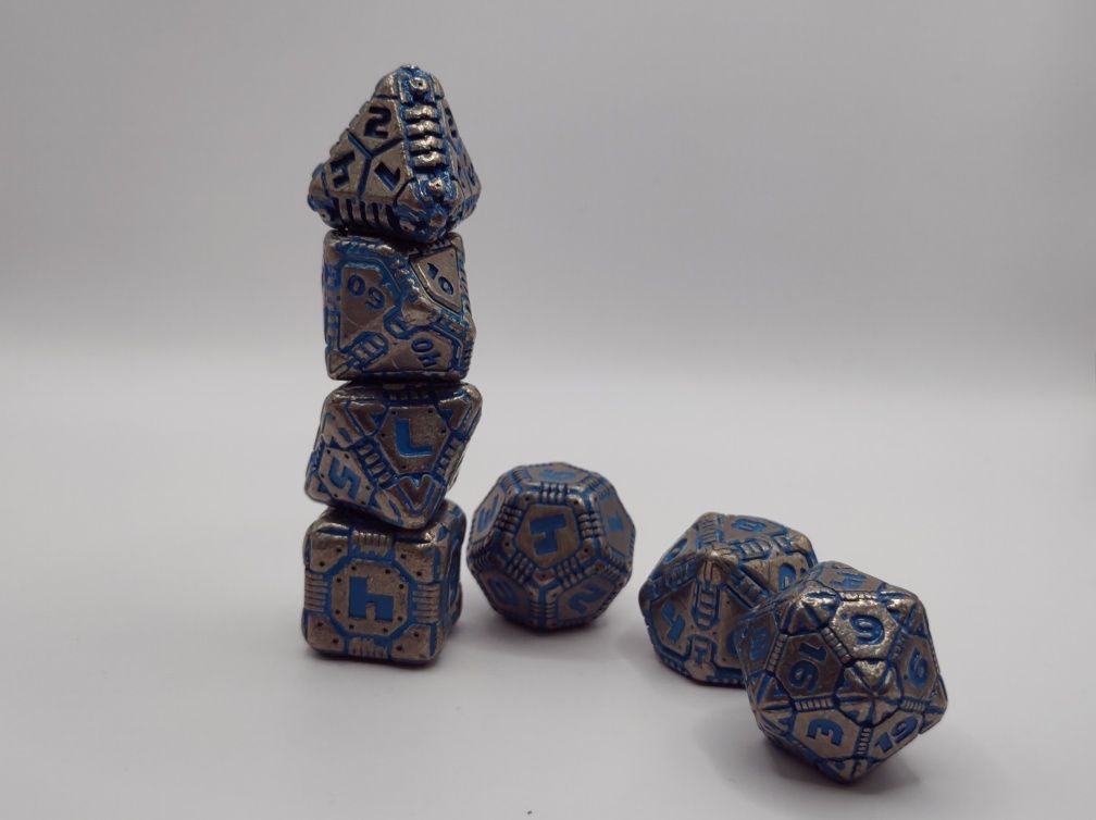 Zestaw kości rpg Tech Dice q-workshop