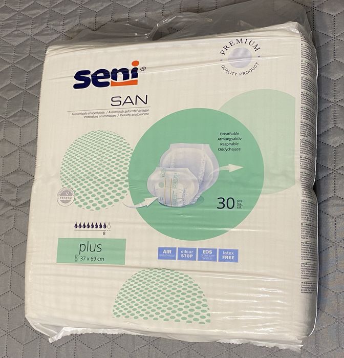 San Seni Plus 30 sztuk wkłady do pieluch