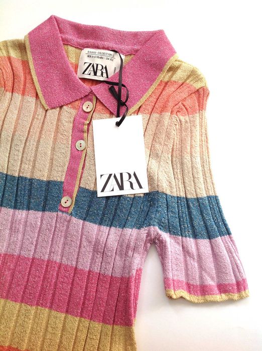 ZARA bluzka polo z limitowanej edycji unikat