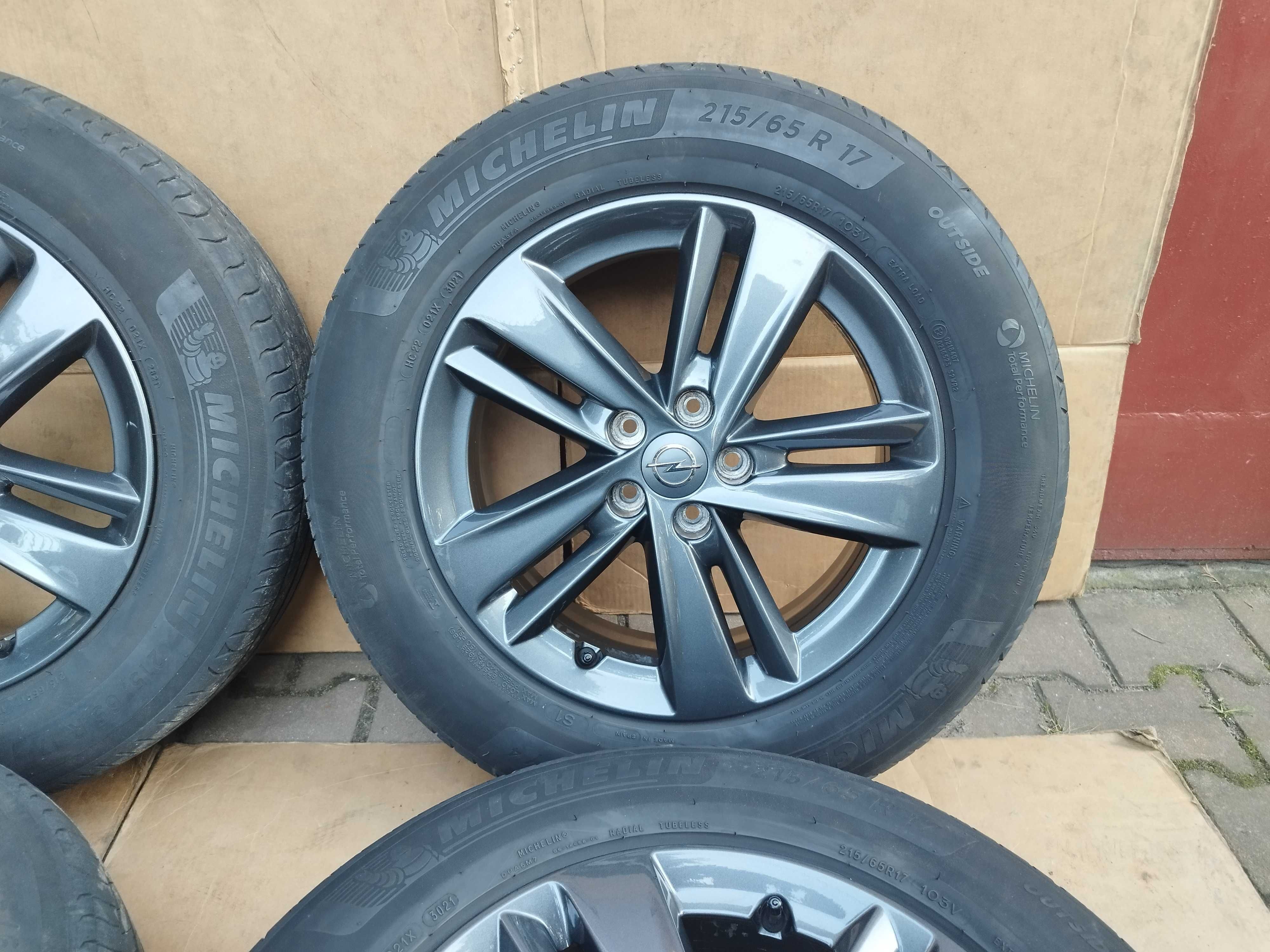 jak NOWE! LATO 215/65R17 oryginał 5x108 GRANDLAND, CROSSLAND