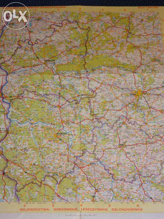 Mapa Atlas Gorzowskie Leszczyńskie Zielonogórskie