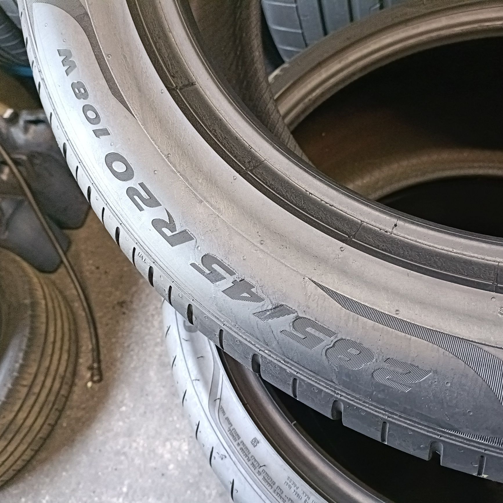 4x 285/45r20 Pirelli PZERO z 2021r 6mm