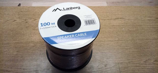 Kabel głośnikowy KOLUMNOWY CCA HQ 2,5 mm2 100m