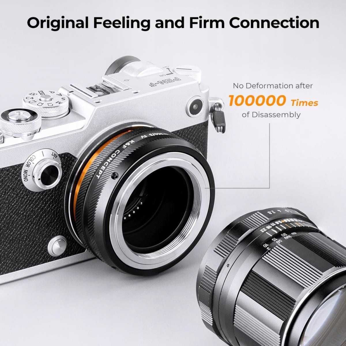 Adapter M42 Micro 4/3 m4/3 Lumix Olympus K&F Concept PRO IV plus klucz