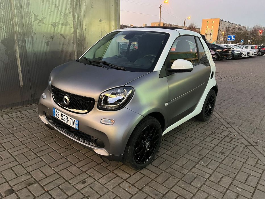 Smart Fortwo Szary mat. Cabrio. Minimalny przebieg!