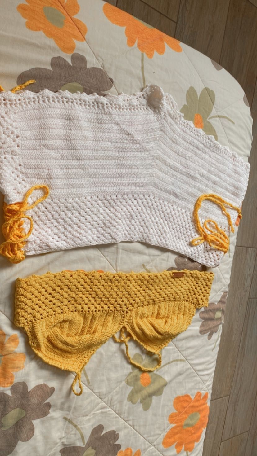 Conjunto de crochê