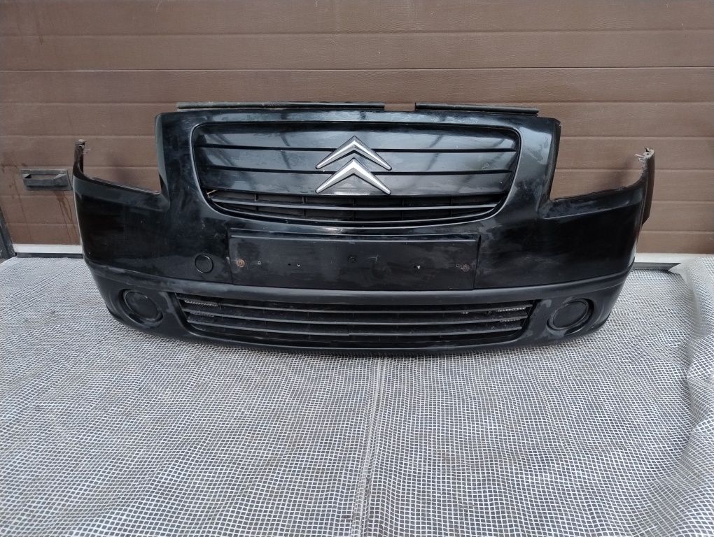 Citroen C2 zderzak przód czarny wysyłka grill