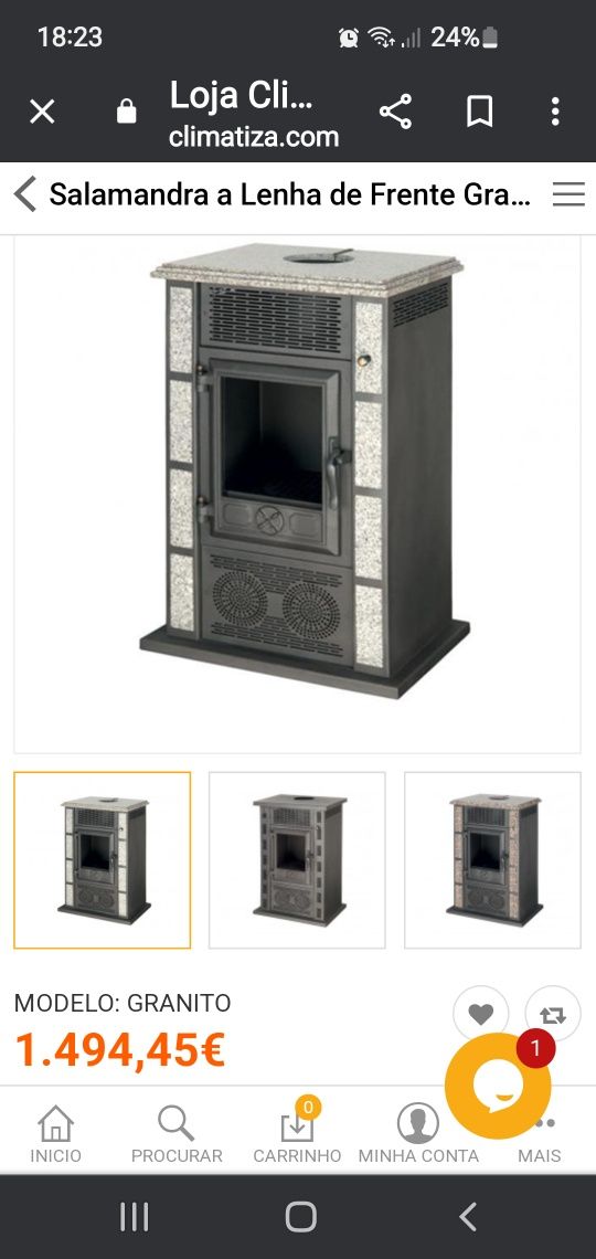 Salamantra com ventiladores electricos