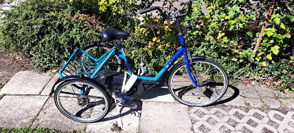 Rower rechabilitacyjny na trzech kolach