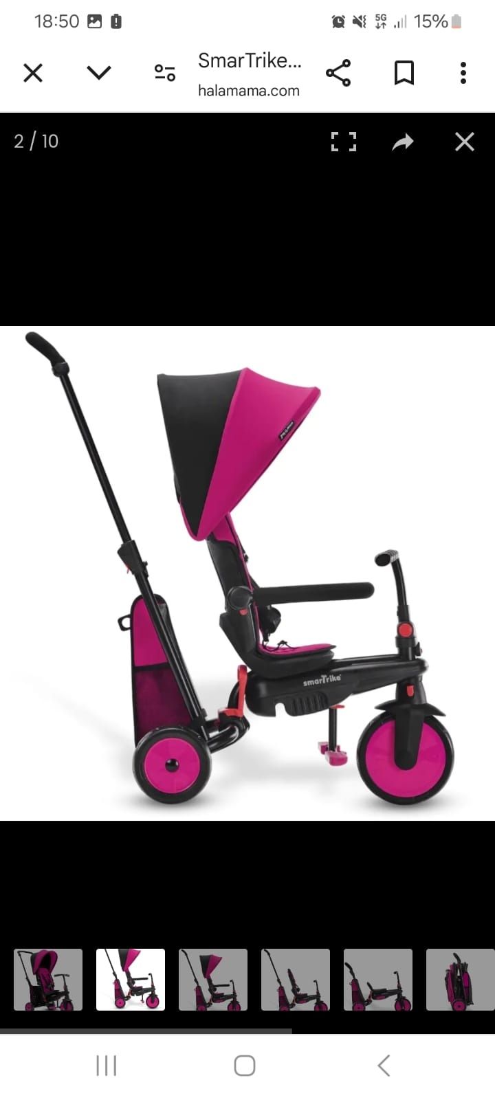Triciclo smarTrike 6 em 1