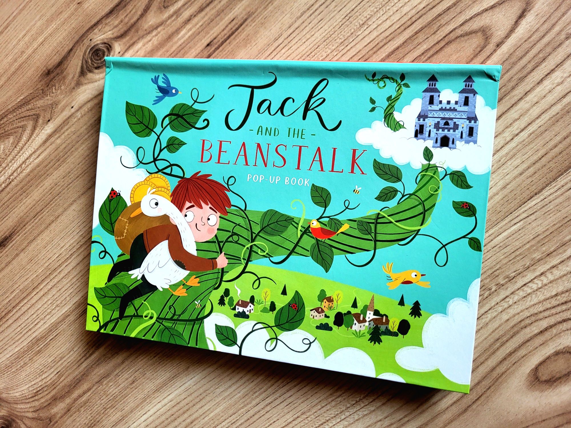 Jack and the Beanstalk Pop-Up Book z kodem QR Jaś Fasola po angielsku