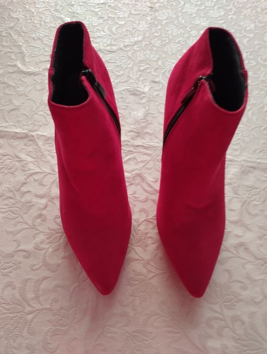 Bota/Botins vermelho