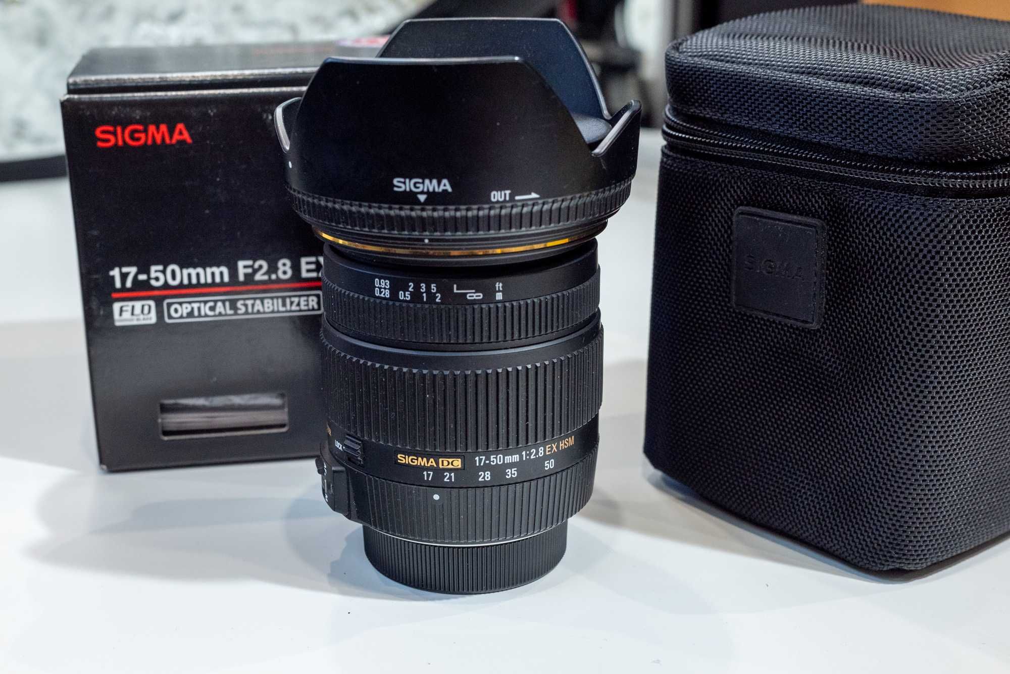 Sigma 17-50 f/2.8 EX DC OS - Obiektyw, Stan Bardzo Dobry