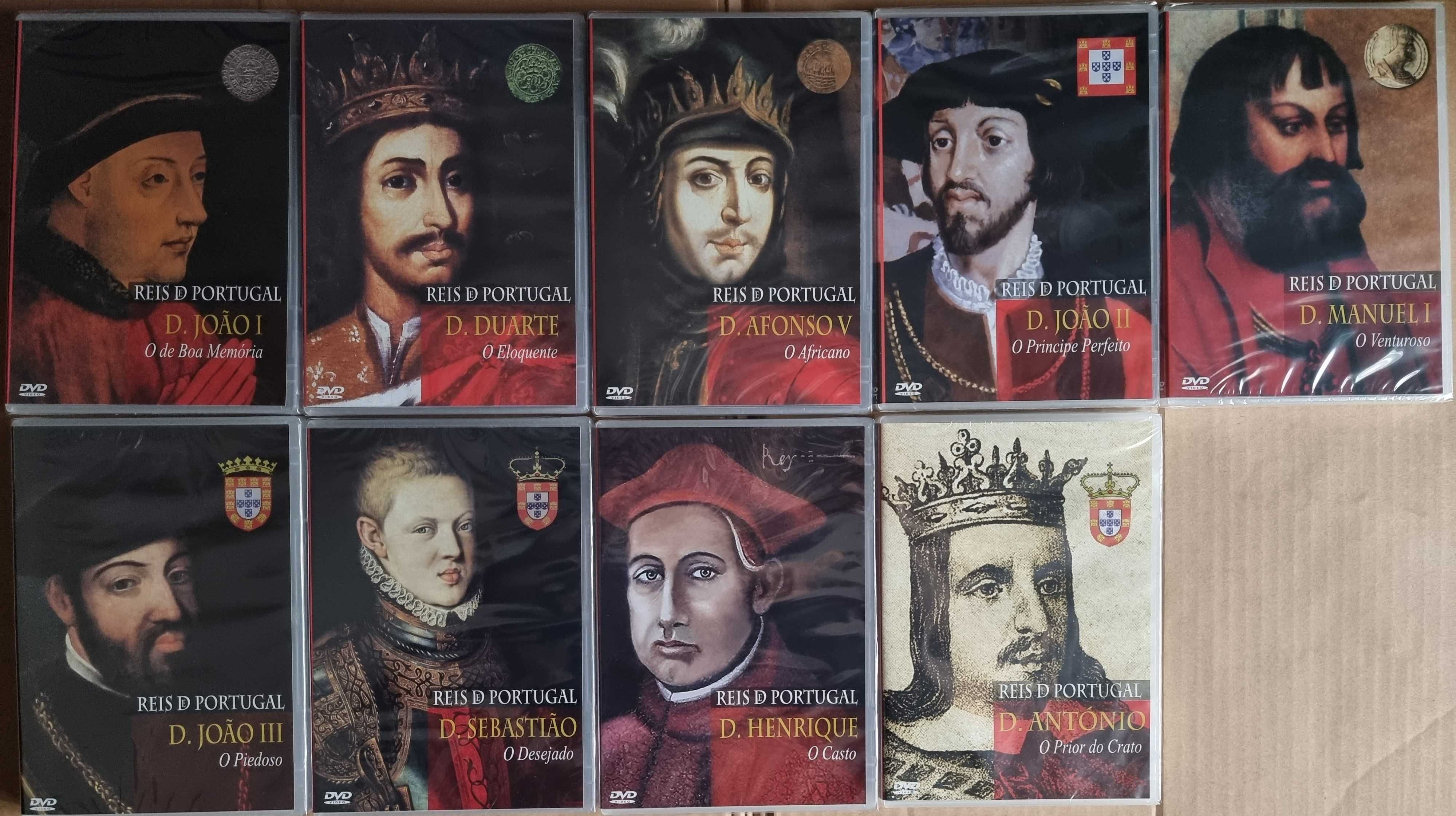 Série documental Reis de Portugal ( História de Portugal ) (36 DVDs)