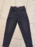 Levis Mom spodnie damskie jeans r. Xs/S czarne,extra rurki,wysoki stan