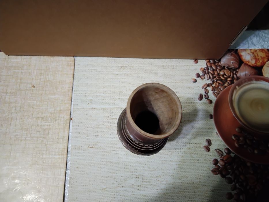 Дерев'яна різьблена ваза часів СРСР