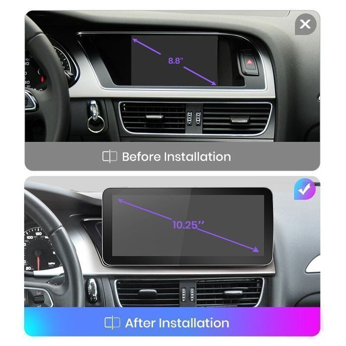 Radio nawigacja Audi A4 B8 A5 2009 - 2017 10.25“ Android 4GB 64GB