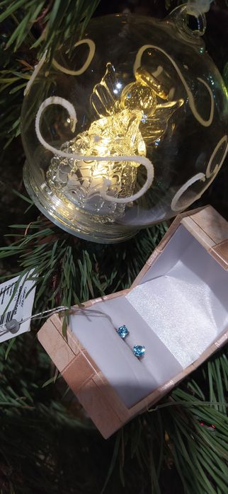 Сережки Срібло 925 проба Золотий вік