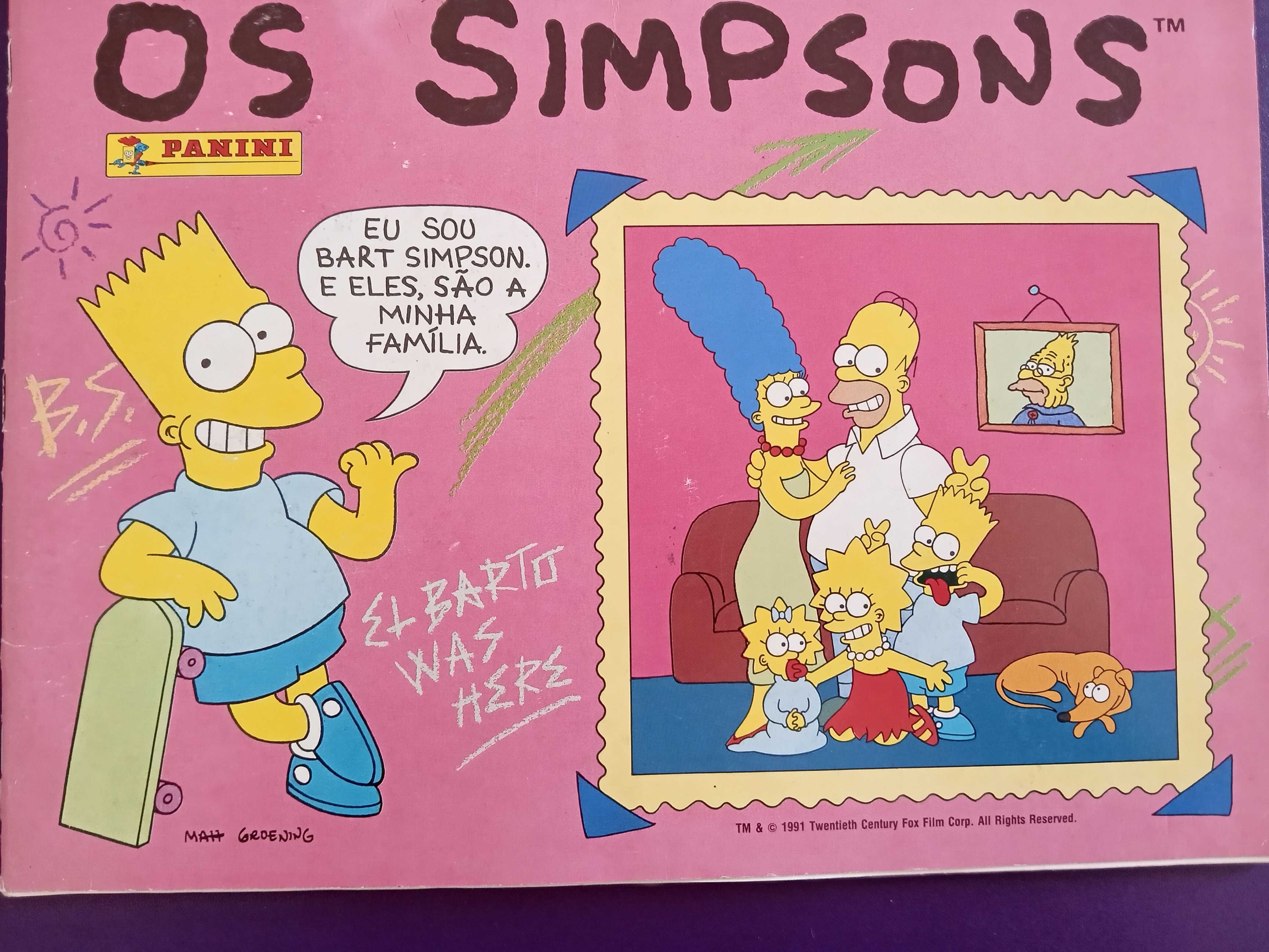 Cadernetas Cromos Anos 80: Robin Hood+Os Simpsons+Os Records v.p.ind.