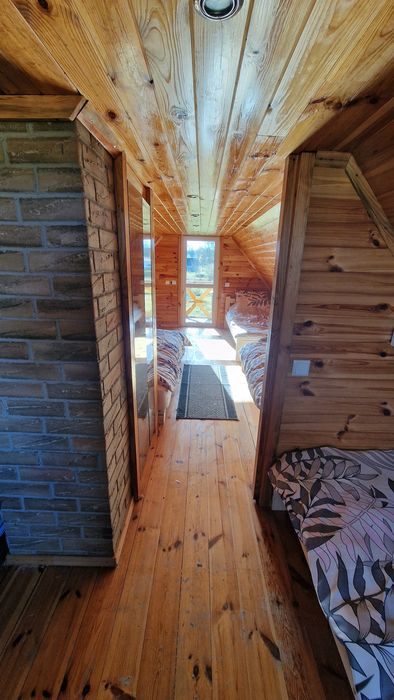 Domek z sauną balią i basenem