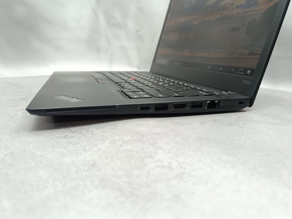 Сенсорний ноутбук Lenovo ThinkPad T470s/i7-7600U/8/256/14"/Full HD