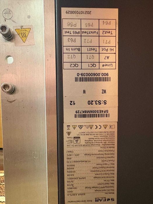 Falownik Sofar Solar 6.6 KTL-X