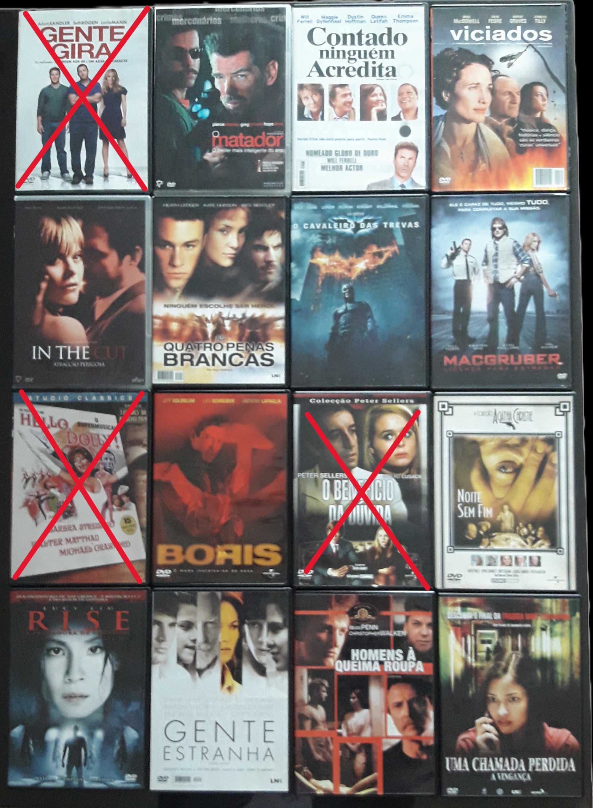 DVD's - Vários - como novos
