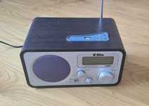 Radio kuchenne biurowe drewniane stołowe FM LW Eltra Kormoran z USB