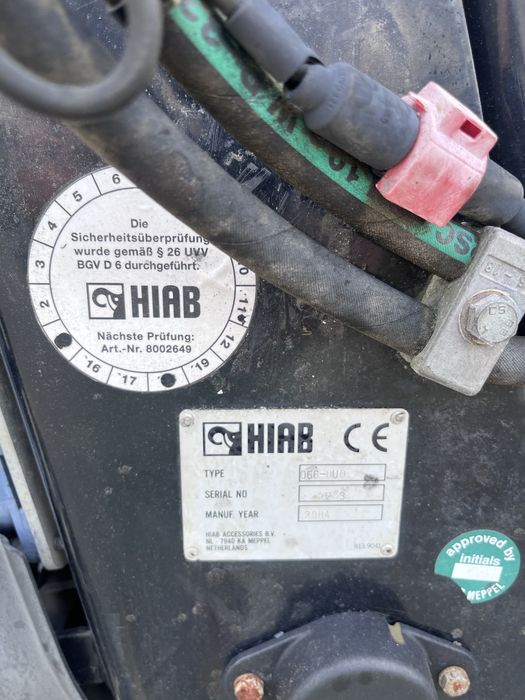 Кран маніпуятор HIAB 066,2004р.в