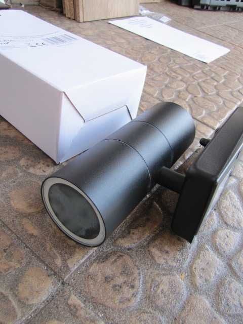 Auraglow PIR Czujnik ruchu Stal nierdzewna Zewnętrzna lampa ścienna