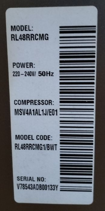 Холодильник SAMSUNG RL 48 RRCMG