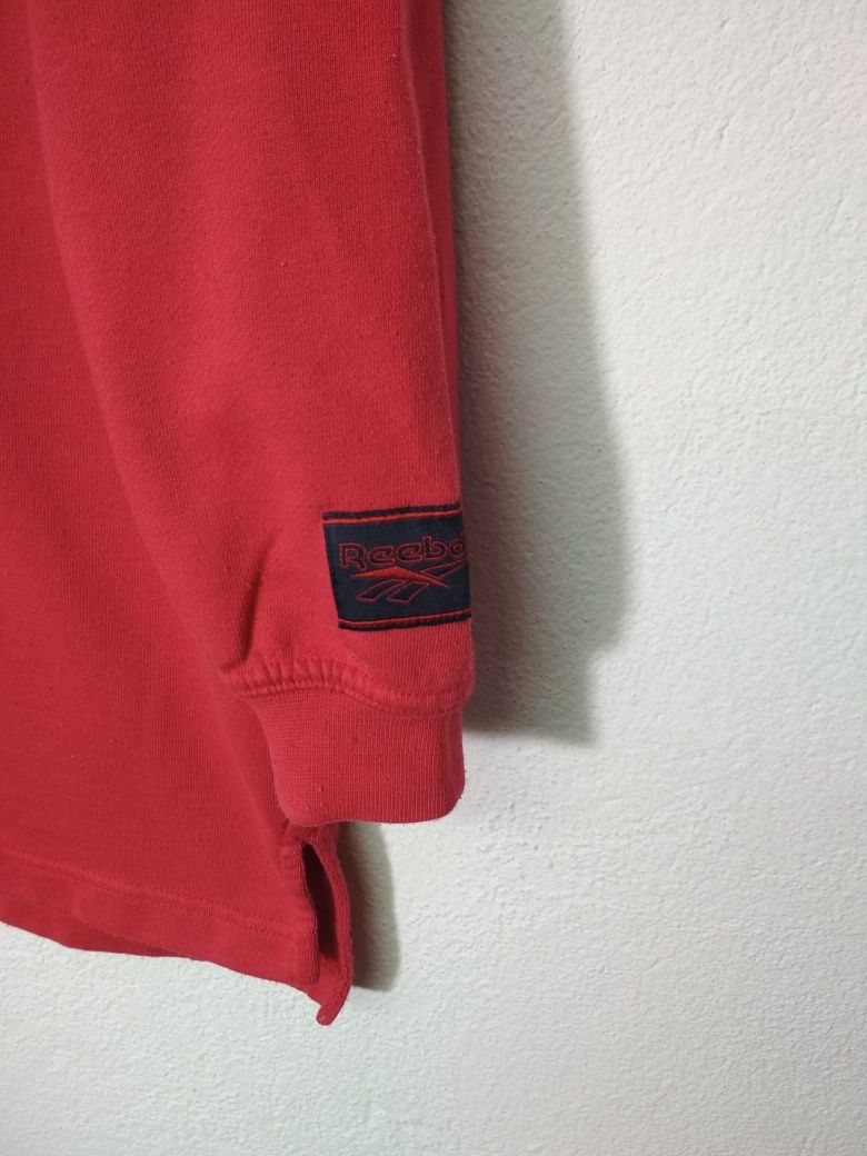 Reebok vintage czerwona bluza M