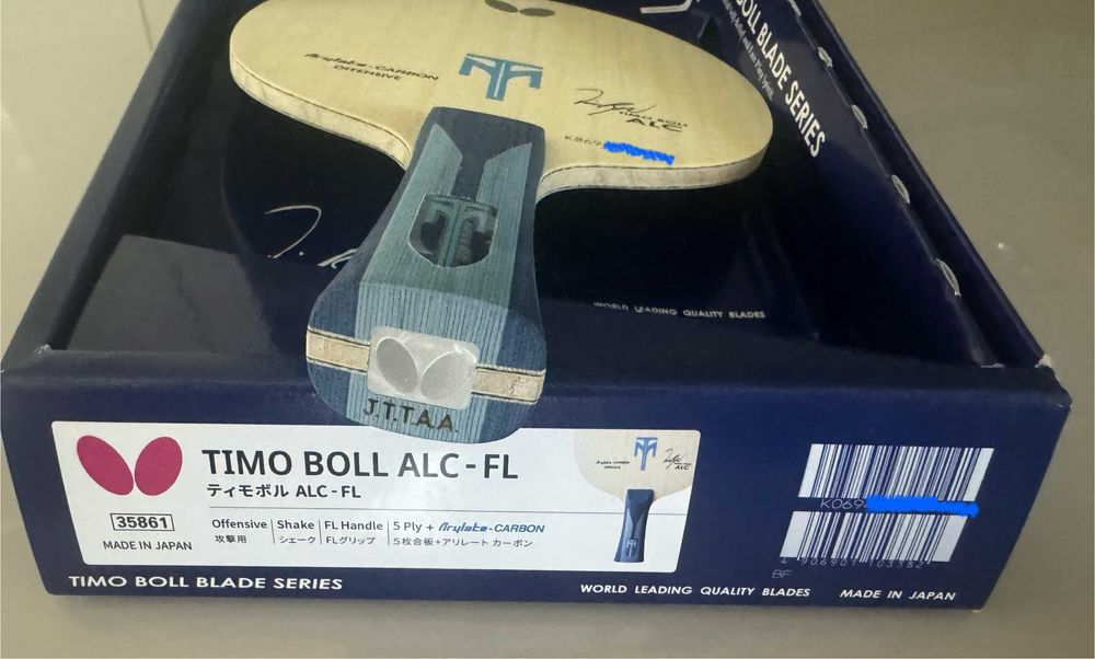 Основание ракетки для настольного тенниса Timo Boll ALC, оригинал.
