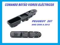 Comando de Vidros Peugeot 207