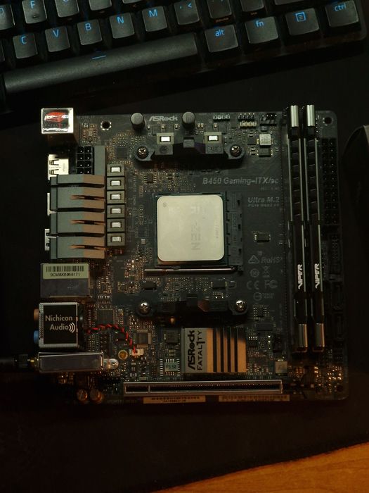 Zestaw Mini ITX, SFF, Ryzen 5 5600X, B450i, 32GB DDR4. Wysyłka.