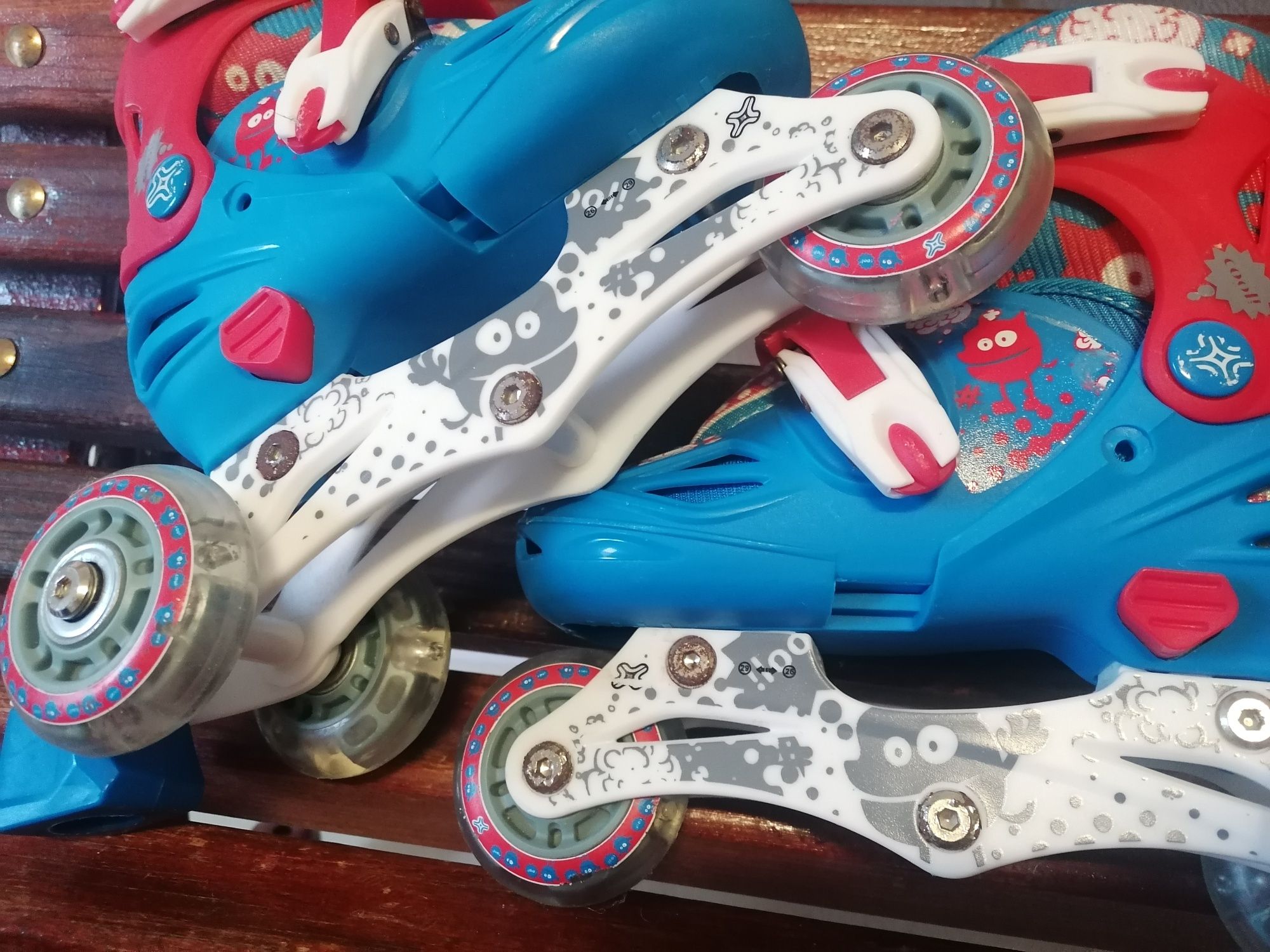 Patins infantil, três rodas