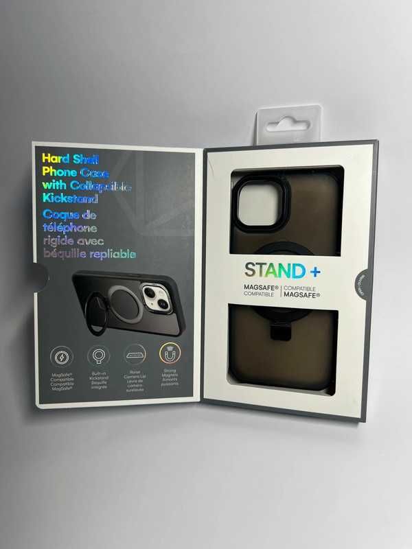 etui iPhone 13/14/15, MagSafe Stand+