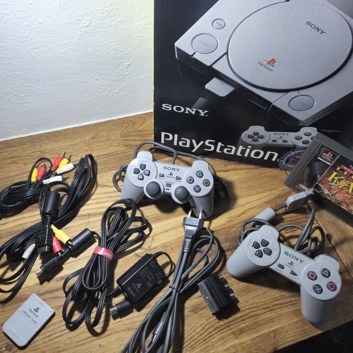 Playstation 1 scph1002 pal. Box zestaw
