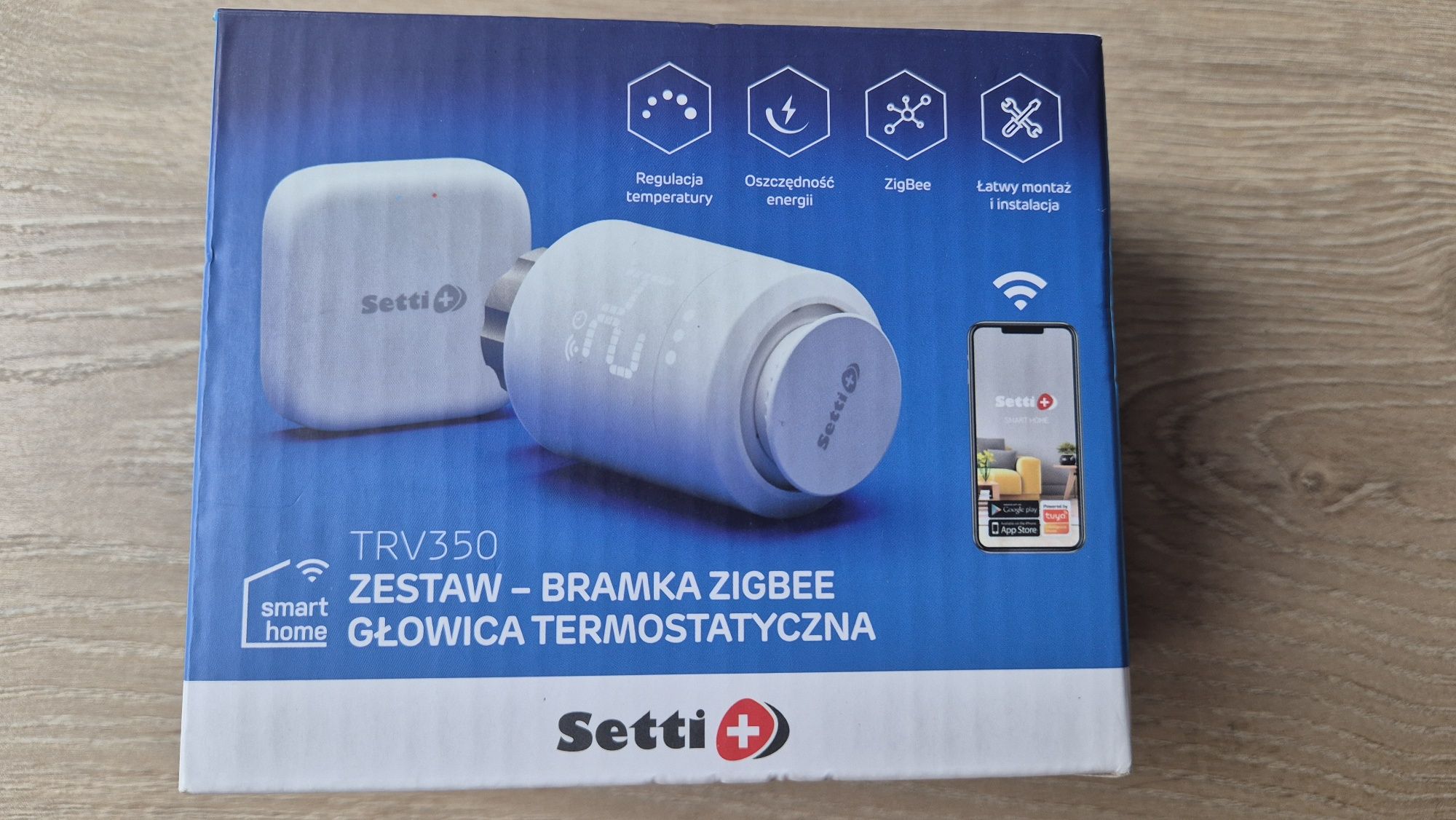 Nowa głowica termostatyczna + bramka Zigbee Setti+ TRV350