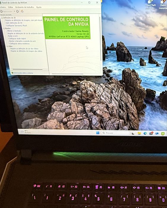 Portatil Aorus I7 13GEN/ RTX4060/ Ram DDR5