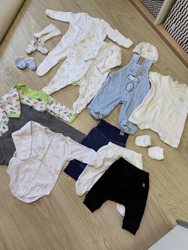 Пакет одежды для новорожденного 0-3 месяца