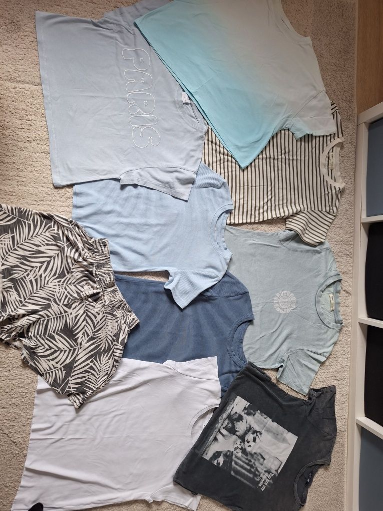 Ubrania dziewczęce zara reserved h&m cropp i in