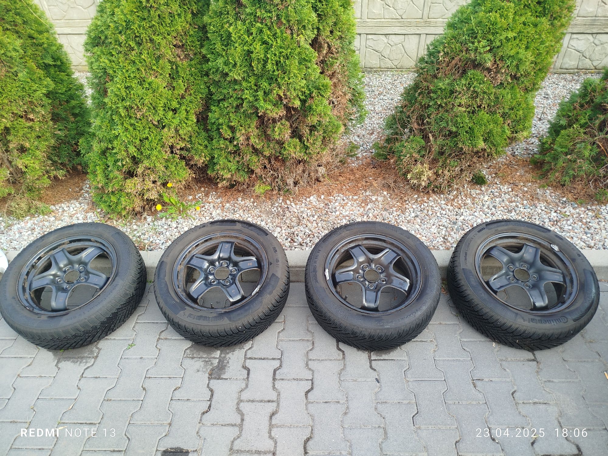 Koła Stalowe strukturalne 5x110 16 cali Opony zimowe
