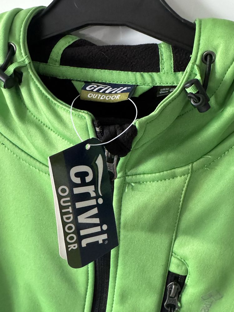Kurtka softshell zielona nowa